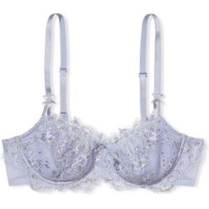 Victoria's Secret Wicked Allure Lace Balconette Bra 26387565 Color 5D52 Icy Lave